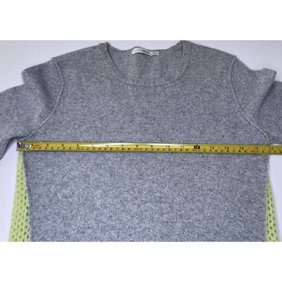 Subtle Luxury Women’s Cashmere pullover sweater Crew Neck S Gray Green - Picture 9 of 9